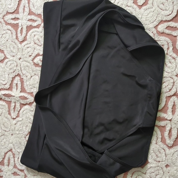 ACX (2X) Swim Skirt Black Separate Sporty Mini Skirt Plus Size (skortini) - Picture 6 of 6